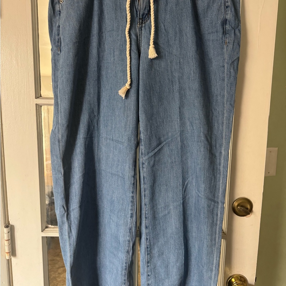 Torrid Women’s Relaxed Blue Jeans with Drawstring